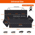 Waterproof Dog Car Seat Cover – Scratchproof Rear Protector with Safety Belt