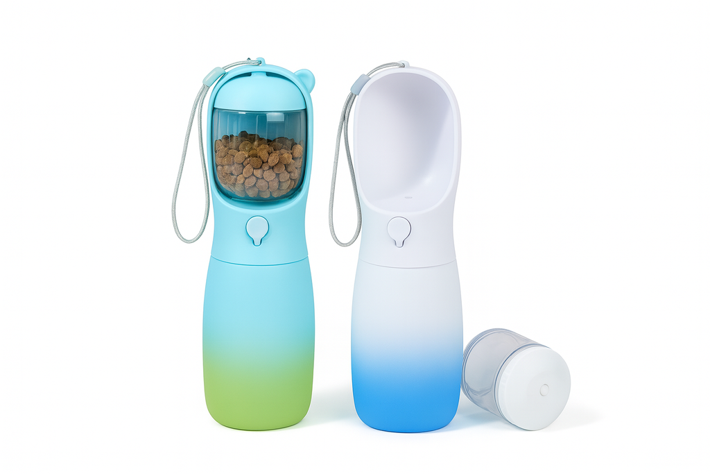 3-in-1 Dog Water Bottle – Travel Cup