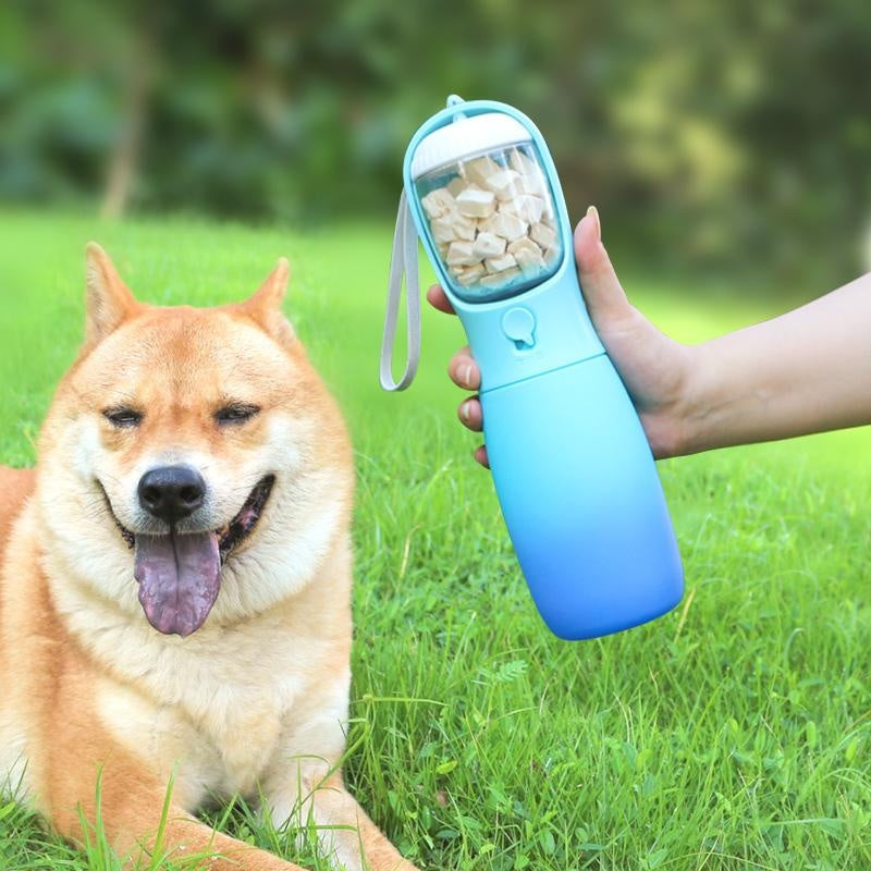 3-in-1 Dog Water Bottle – Travel Cup